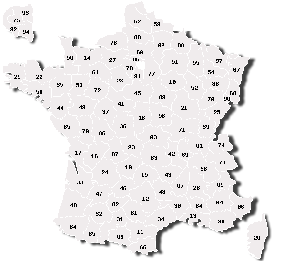 Carte de France